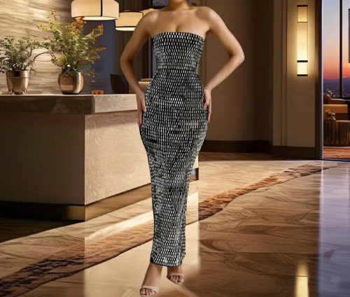 שמלה מריה שחורה