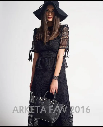 שמלה קרושה מקסי מגיעה במידה M L