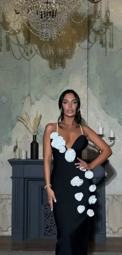 שמלה ערב BLACK&WHITE