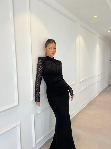 שמלה סתיו תחרה